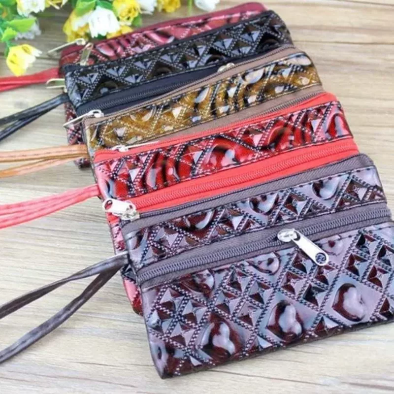 Wallet for elderly, shoulder bag, handheld coins, for middle age, 5 cm