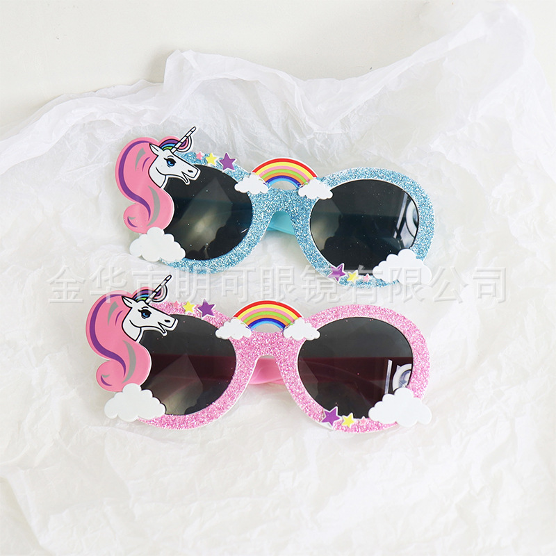 Gafas de Fiesta Temática de Unicornio de Plástico ABS para Fiesta Hawaiana y Fotos image 5