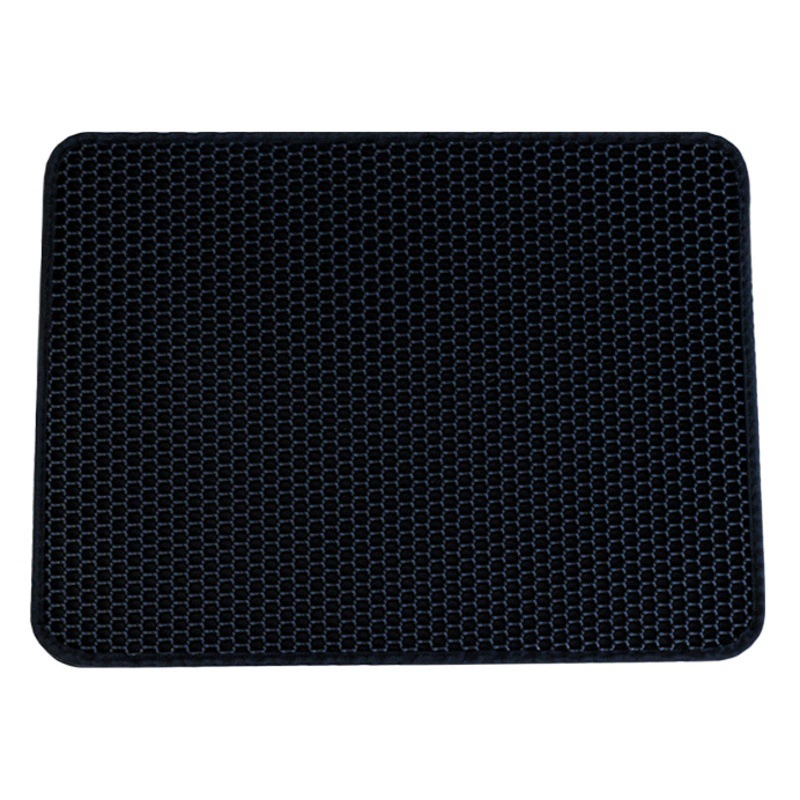 Трансграничные прямые поставки черный коврик для кошачьего туалета EVA падающий песок анти-брызгозащищенный коврик нескользящий коврик для контроля песка брызгозащищенный коврик для домашних животных