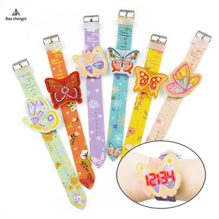 Original design cute butterfly watch children's small PA cartoon watch High Sense watch girlfriends birthday gift
