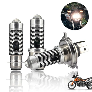 Ba20D Dapeng Dual-Claw Lens Headlight Universal High-Brightness Led Headlamp Replacement for Original Car Lights