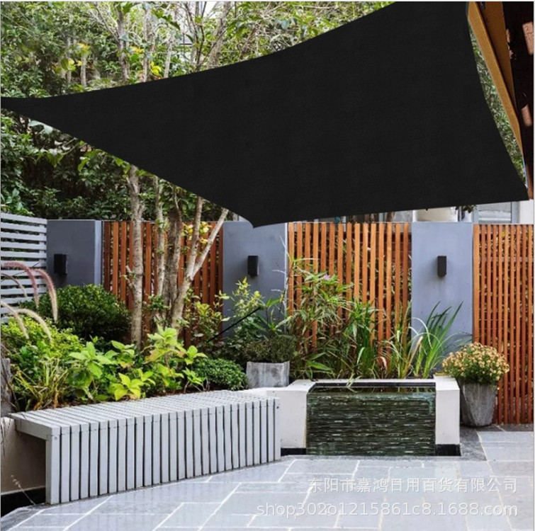 3*5跨境亚马逊欧美遮阳帆四角帆 户外庭院游泳池遮阳防晒网遮阳棚|ru
