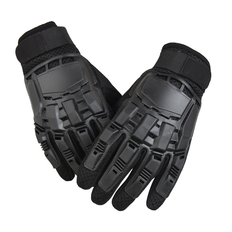 户外战术手套全指机车摩托车手套防护安防救援手套爬山运动手套