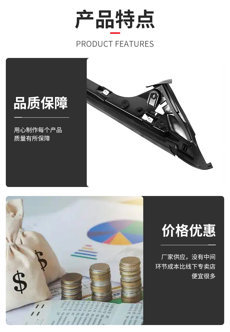 Applicable to Creta Ix25 86180A000/86170A0000//86180C9000A Pillar Exterior Trim Panel