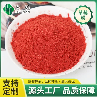 厂家供应冻干草莓粉 冰激凌蛋糕草莓粉 烘焙冲饮散装草莓粉