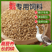 厂家斤鹅饲料喂鹅小鹅开口肉鹅育肥颗粒全价料养殖场专用批发