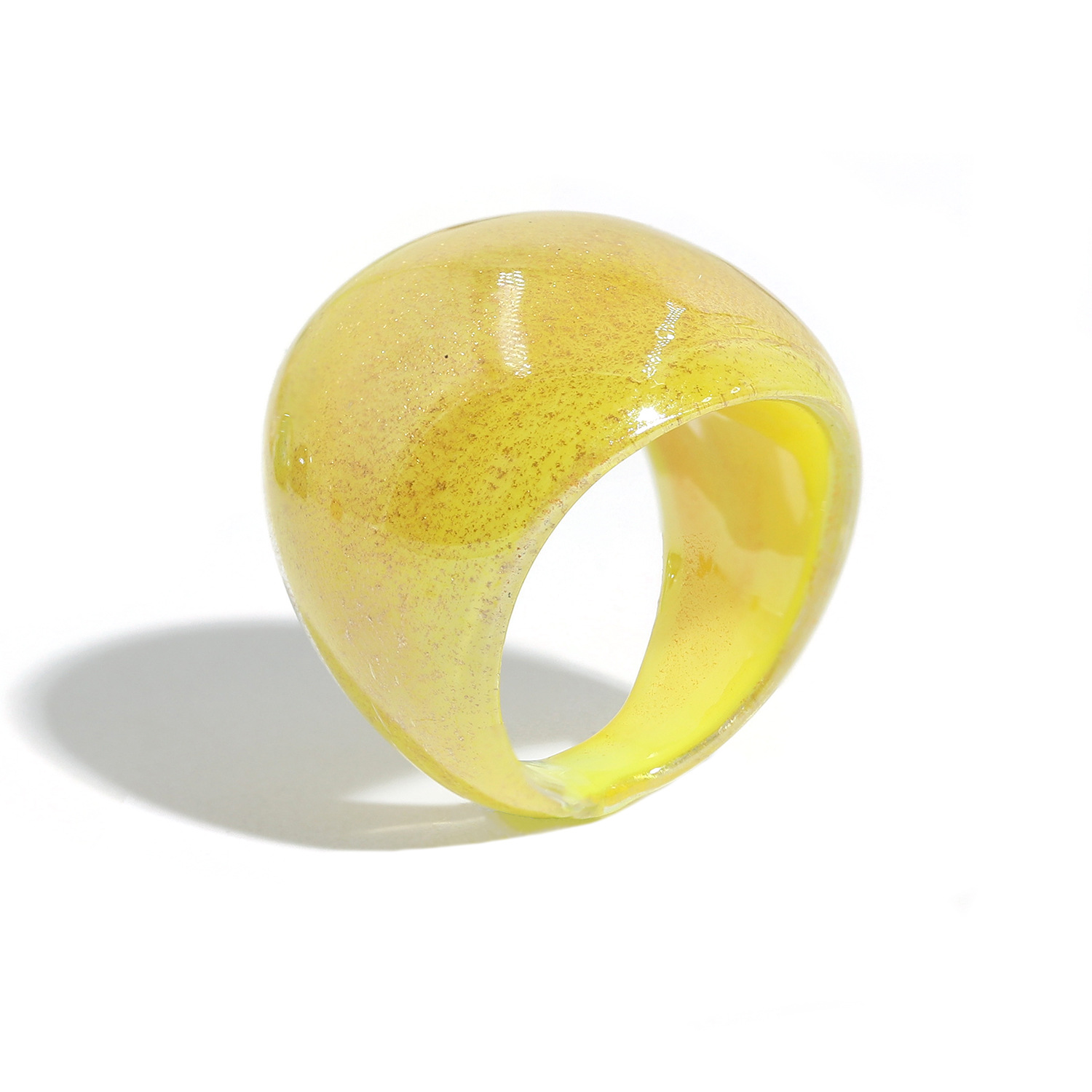 Korean Candy Color Glass Ring display picture 26