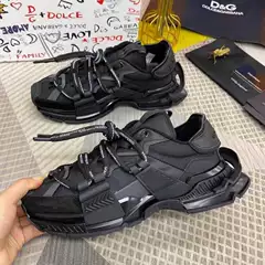 Cross-Border Exclusive European Station Paris Dad Shoes Thick Sole Height Increasing Sports Breathable Casual Fashion Retro Men's Shoes DG