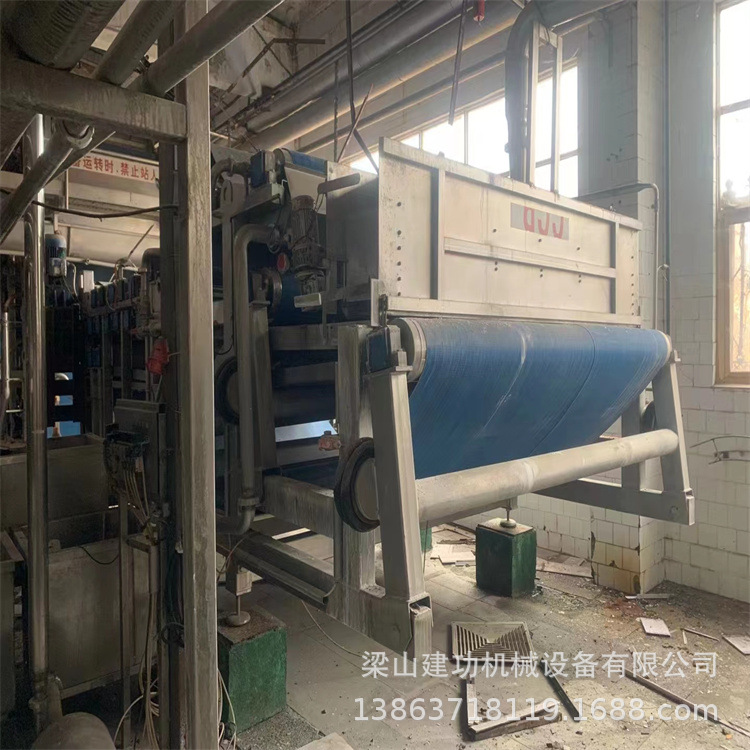 二手带式压榨过滤机 皮带式真空过滤机 污泥浓缩脱水机 固液分离