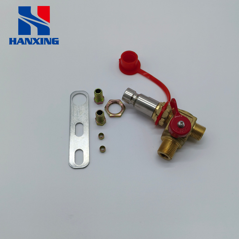 Lpg/Cng Car Oil to Gas Conversion Qft1 One-Way Inflation Valve Gas Valve Switch Gas Car Accessories