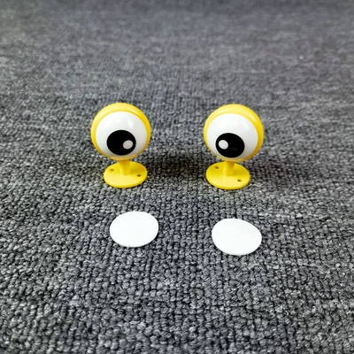 Motorcycle wheel hub — Helmet Bear Ear Decorations - yellow-a-pair-of-round-eyes