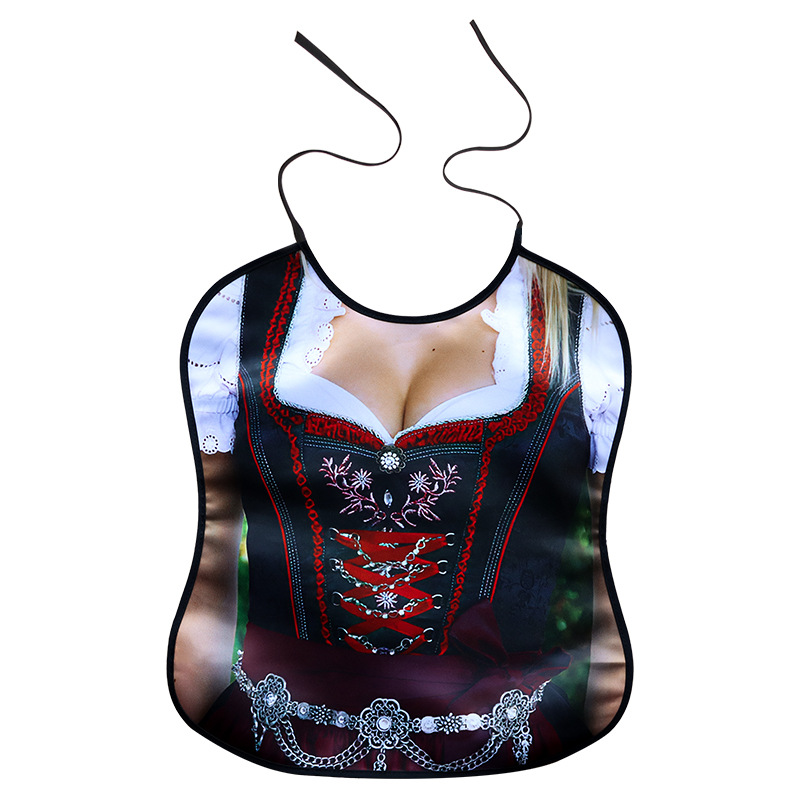 Fabricante en stock suministro adulto babero personalidad creativa divertido Reunión Anual partido spoof props olla caliente tienda invitado