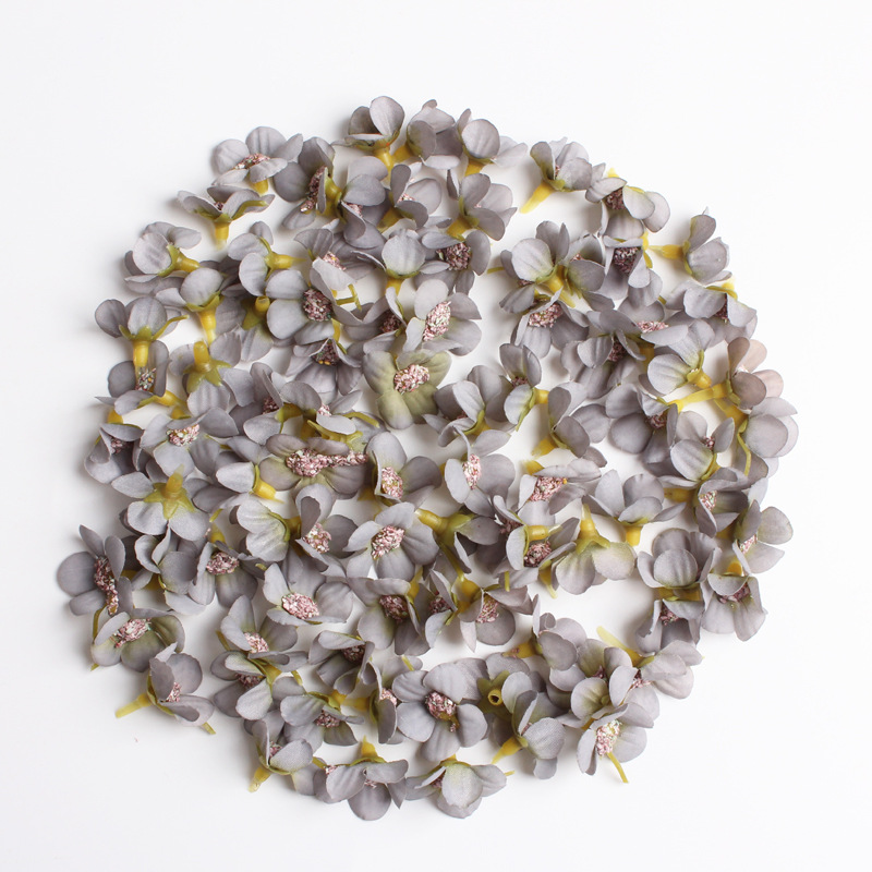 Multicoloured small accessories, decorative flowers, flowered, 2cm, home decor 2