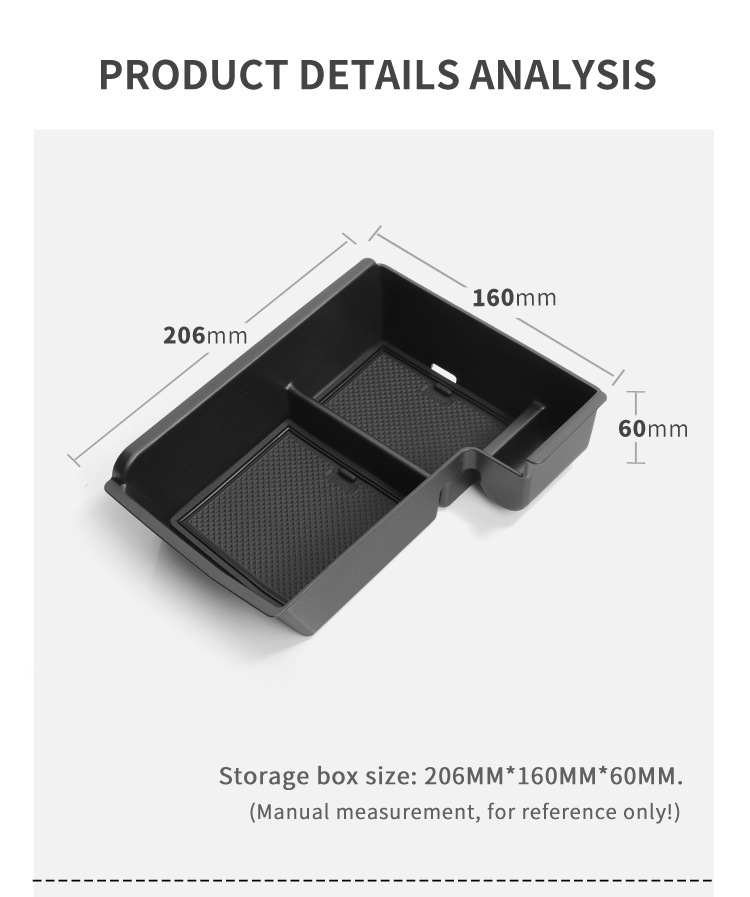 Suitable for 25 Song Plus Dmi/Sealion 6 Right-Hand Drive Armrest Box Storage Box Car Supplies Modification Accessories