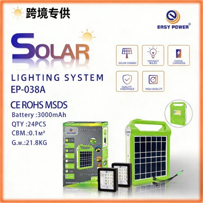 Direct manufacturer of indoor and outdoor solar-powered portable flashlights and mobile power lighting systems, compatible with external light bulbs