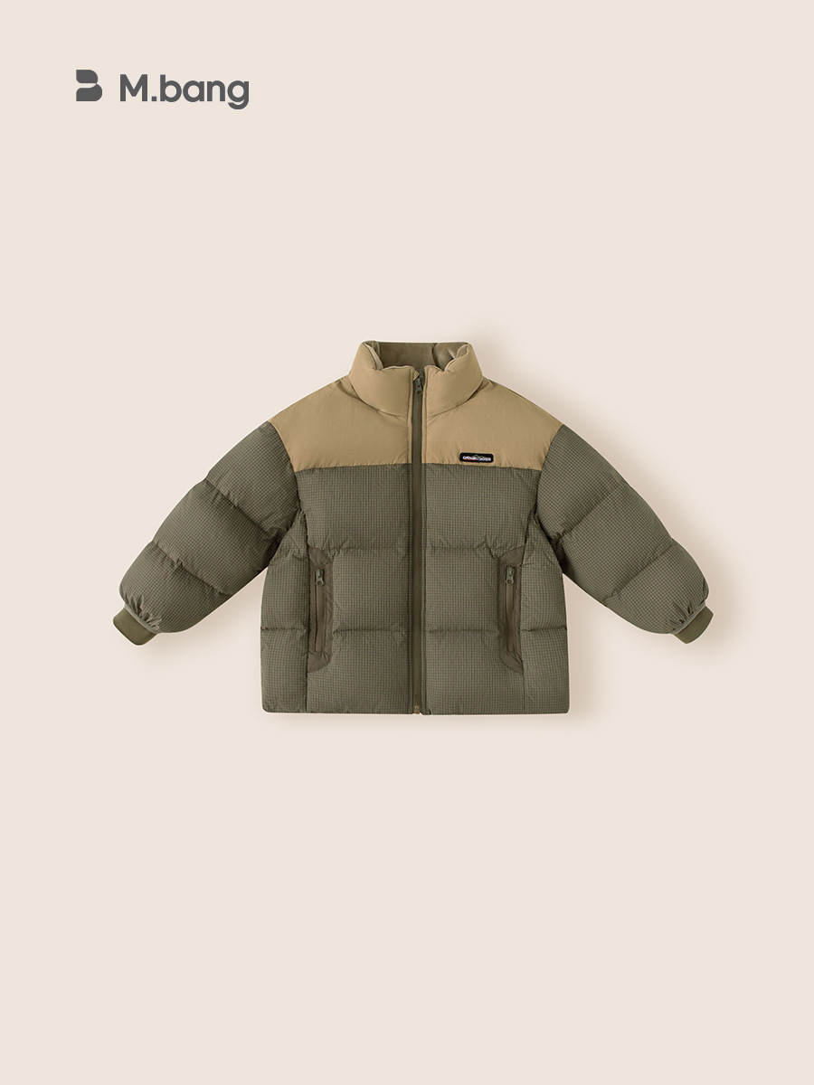 Huzhou Zhili Ropa para niños Chaqueta de invierno para niños 2024 Chaqueta corta de tres pruebas a juego para niños de nuevo estilo