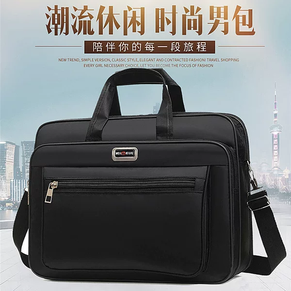 Wholesale macbook computer bag multi-functional men's business 15.6 inch 17 inch computer bag nylon portable men's bag