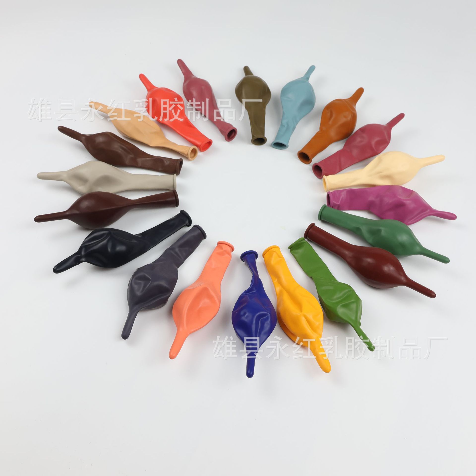 Globo de la cola de 10 pulgadas 2,4g engrosada boda fiesta de cumpleaños Fondo pared escena diseño Bola de conexión