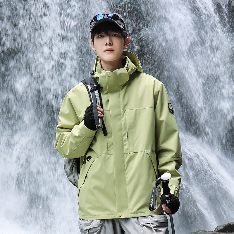 【极境雨】户外三合一冲锋衣防风防雨登山服男女宽松休闲夹克外套|undefined