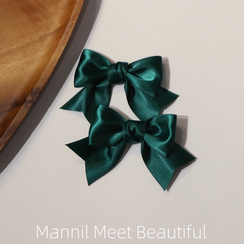 Women's Sweet Simple Style Bow Knot Satin Hair Clip display picture 16