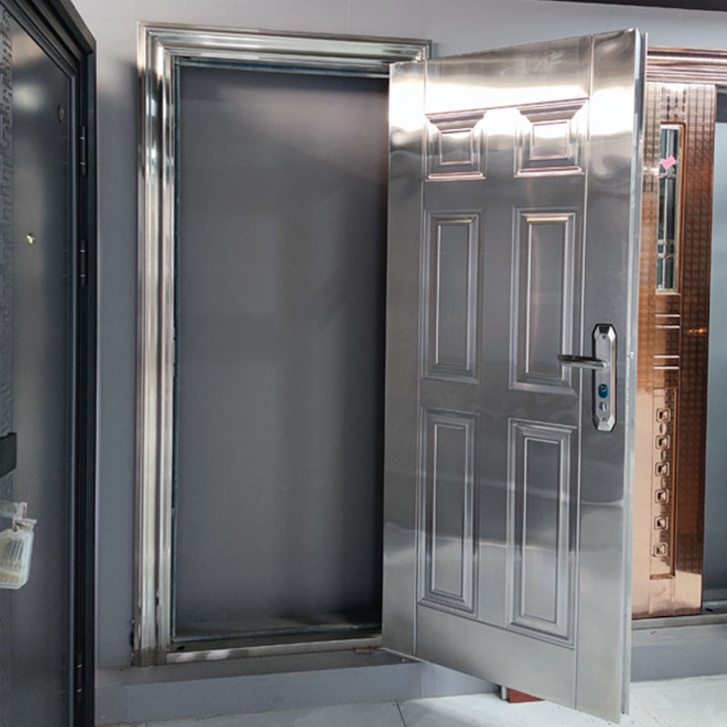 Stainless steel anti-theft door Entrance door emergency door Stainless steel door 304 Single Apartment Stainless steel door