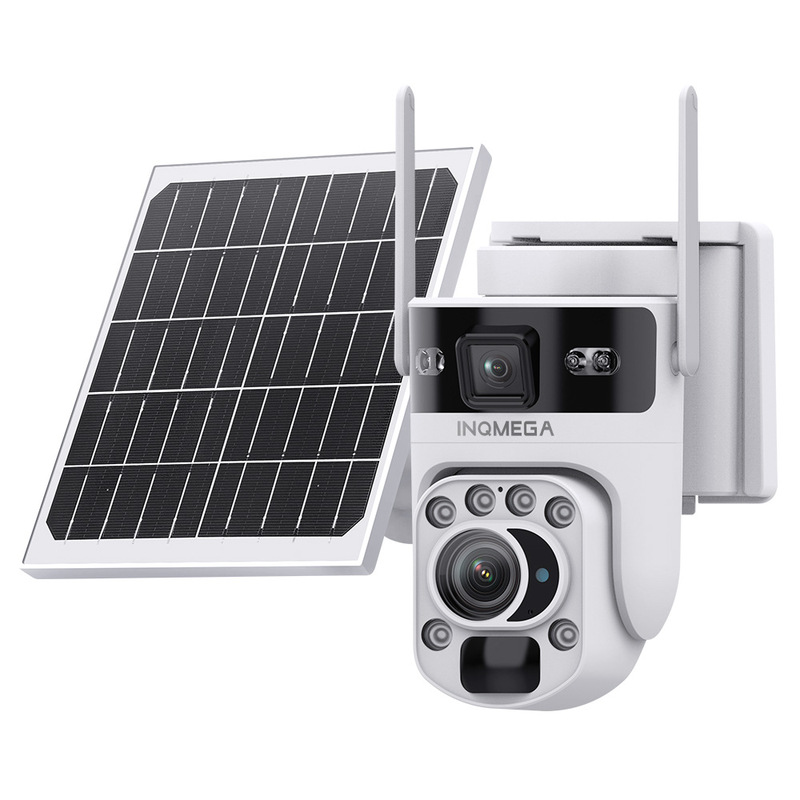 クロスボーダー 4G ソーラーカメラ 6MP HD フルカラーデュアルレンズデュアルスクリーン 20X ズームソーラーカメラ|undefined