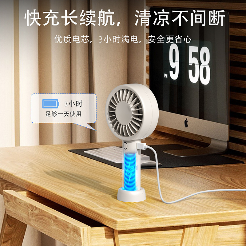 特許取得済みのプライベートモデルクロスボーダー新しいハンドヘルドタービン高速小型ファン USB 屋外耐久性ポータブル i 高速ファン|undefined