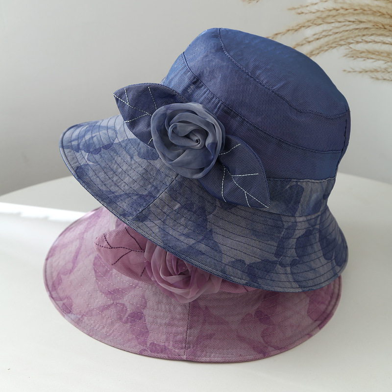 Women's Summer Sun Hat for Mothers, New Style Sun Protection Bucket Hat for Elderly Ladies, Thin Summer Sun Hat Women's Summer Sun Hat for Mothers, New Style Sun Protection Bucket Hat for Elderly Ladies, Thin Summer Sun Hat