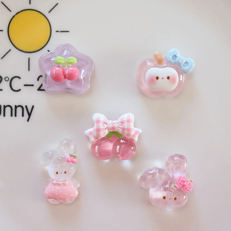 Transparent cartoon accessory