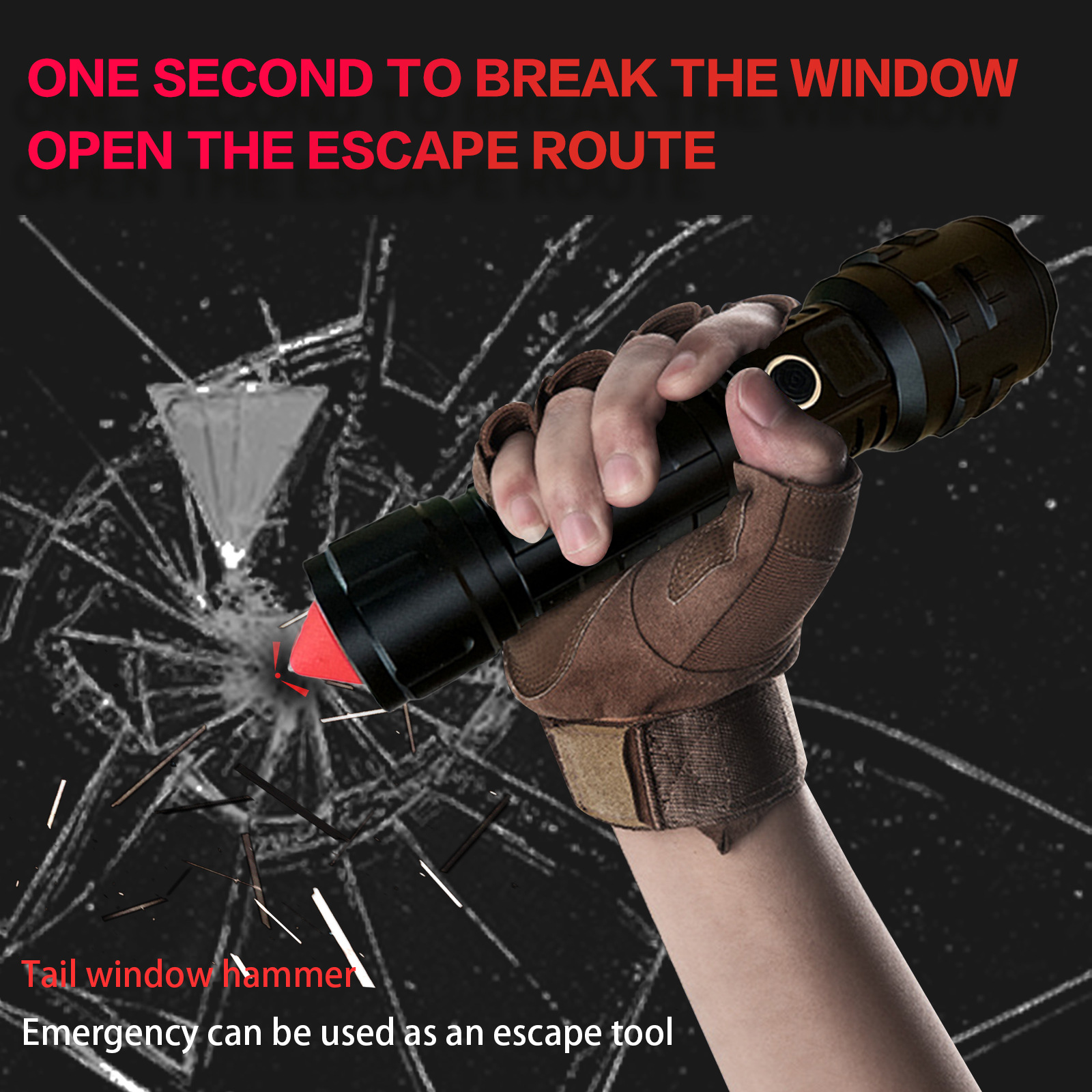 Linterna Táctica LED Super Brillante P70, Aleación de Aluminio