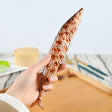 仿真秋刀鱼道具摆件PVC现货假鱼食玩趣味短视频仿真咸鱼模型