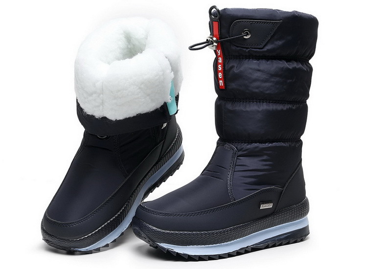 Kid's Women's Casual Solid Color Round Toe Snow Boots display picture 3