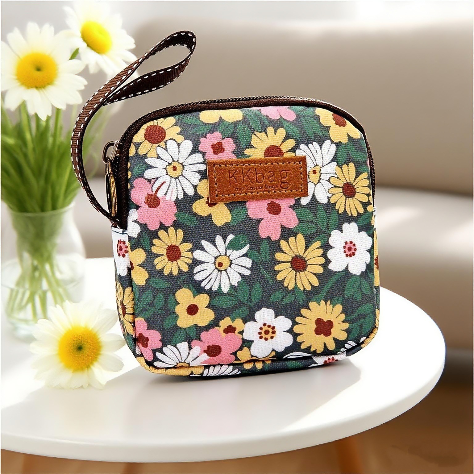 防水多用途便携卡通印花手拎杂物包 卫生巾收纳包 化妆包 数码包