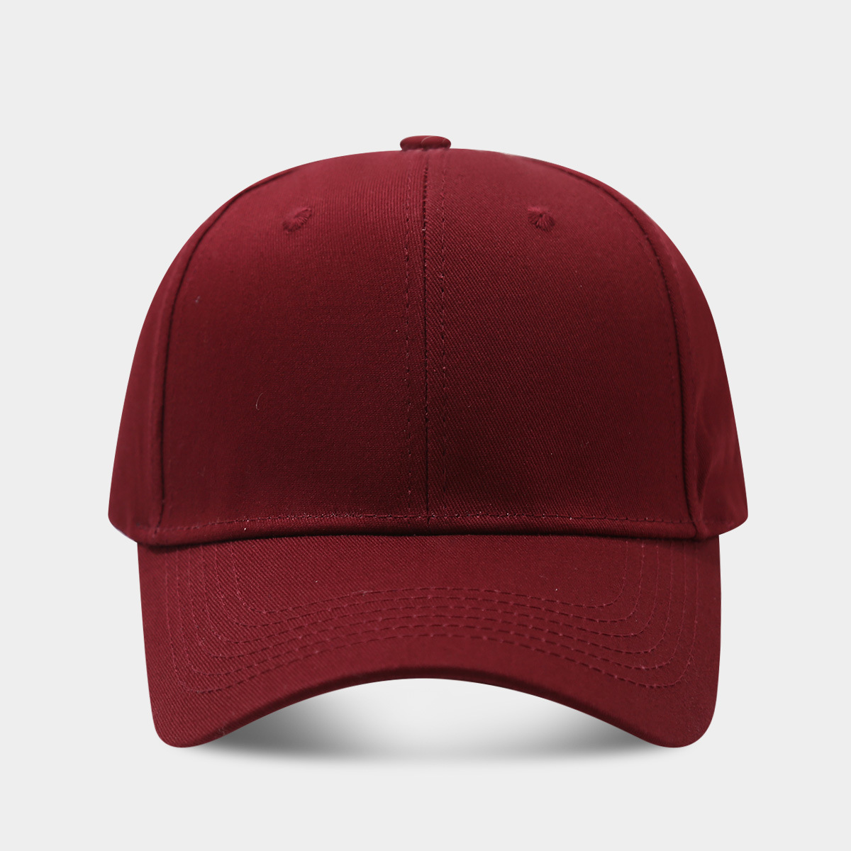 Primavera y verano al aire libre sombrero de protección solar sombrero de color sólido simple sombrero de béisbol casual duro mostrando cara pequeño sombrero de lengua de pato para hombres y mujeres