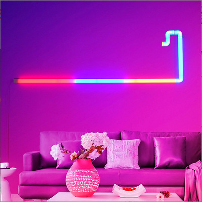 Cross border Graffiti intelligence LED Decorative lamp RGBW Symphony Atmosphere lamp new pattern Mosaic Wall lamp Mosaic Atmosphere