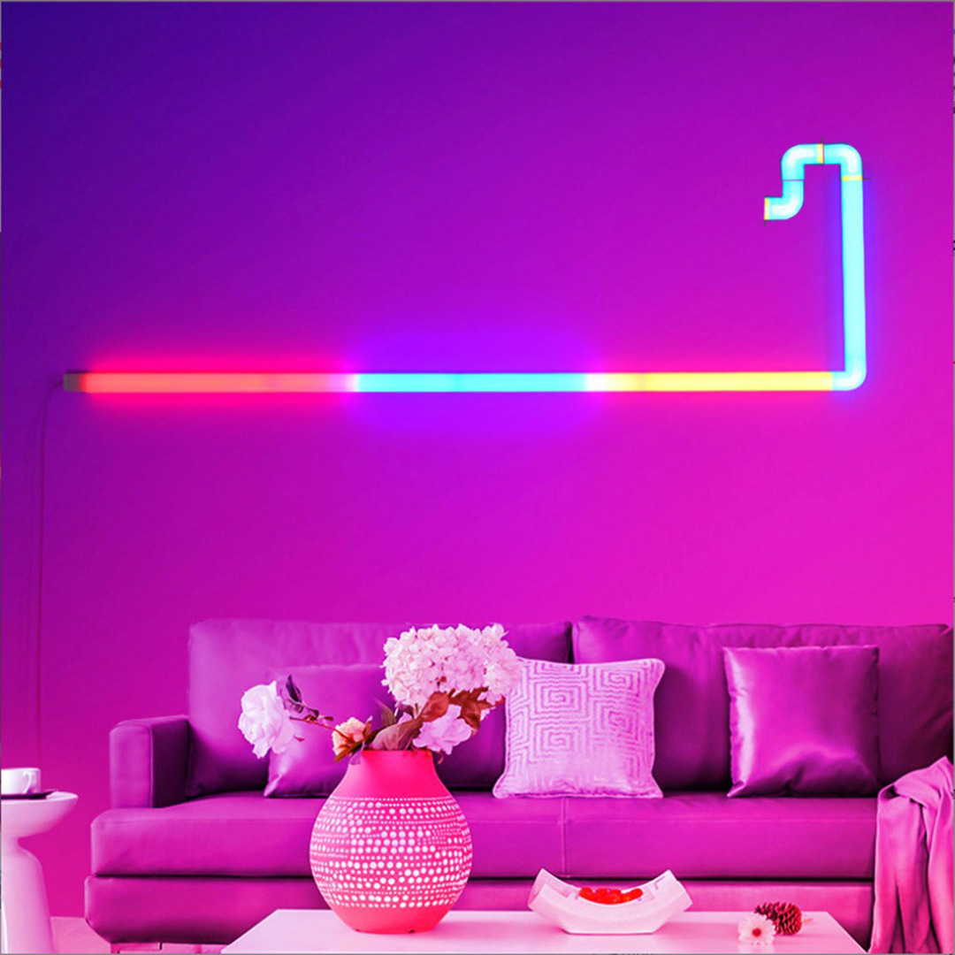 Cross border Graffiti intelligence LED Decorative lamp RGBW Symphony Atmosphere lamp new pattern Mosaic Wall lamp Mosaic Atmosphere