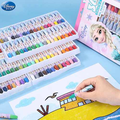 Disney Mickey children's 36-color oil pastels for primary school students and toddlers color crayons for boys and girls washable painting pens