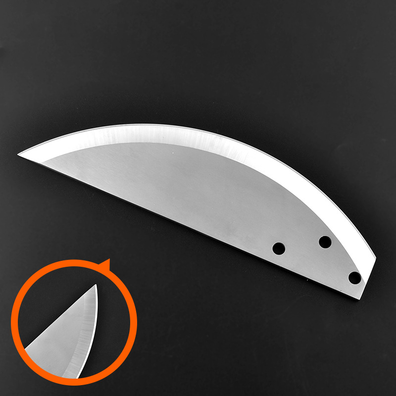 厂家供应 不锈钢食品切菜机刀片 半圆型食品分切机刀片 刀片配件