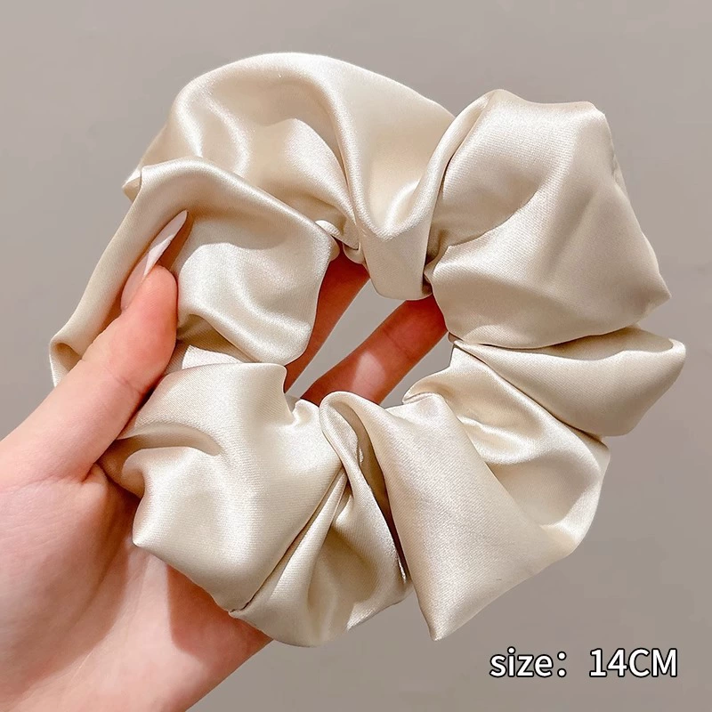 Французские в горошек кружевные крупные кишка резинка для волос для женщин 2025 новый супер большой головной жгут высокий уровень элегантности штучная резинка для волос мясной шарик