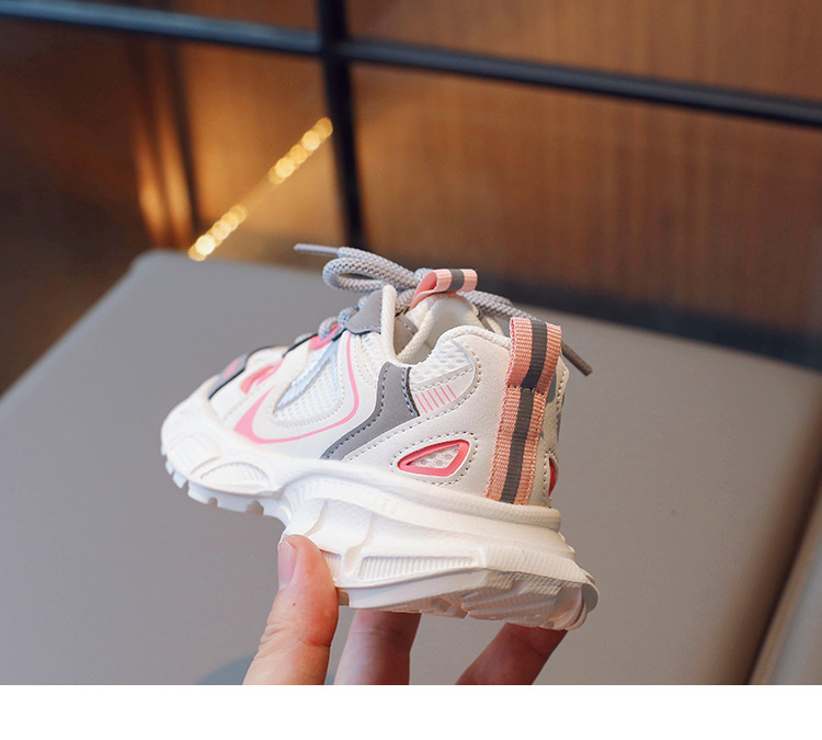 Spring Autumn New Lightweight Versatile Casual Boys' Sports with Breathable Mesh for Girls' Dad and Children's Student_voghion.com