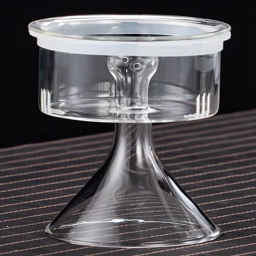 IYR7 glass tea pot inner pot tea filter strainer glass lid steaming cooking inner pot tea filter tea utensil accessories suitable