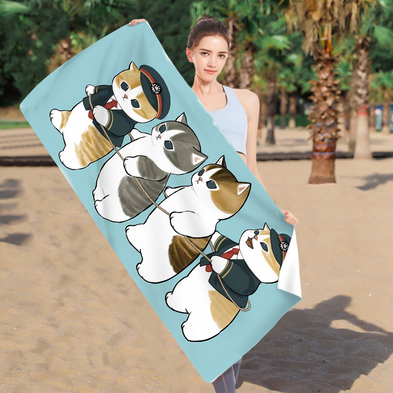 드롭 배송 비치 타월