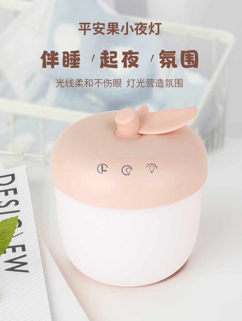 母婴灯小夜灯床头伴睡夜灯送女生创意生日教师节礼物e