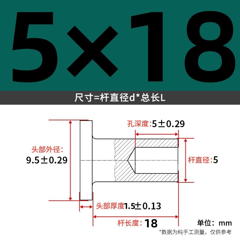 【メーカー直販】GB873GB875 半中空アルミリベット M2-M6 カーリングと開花 大量割引|undefined