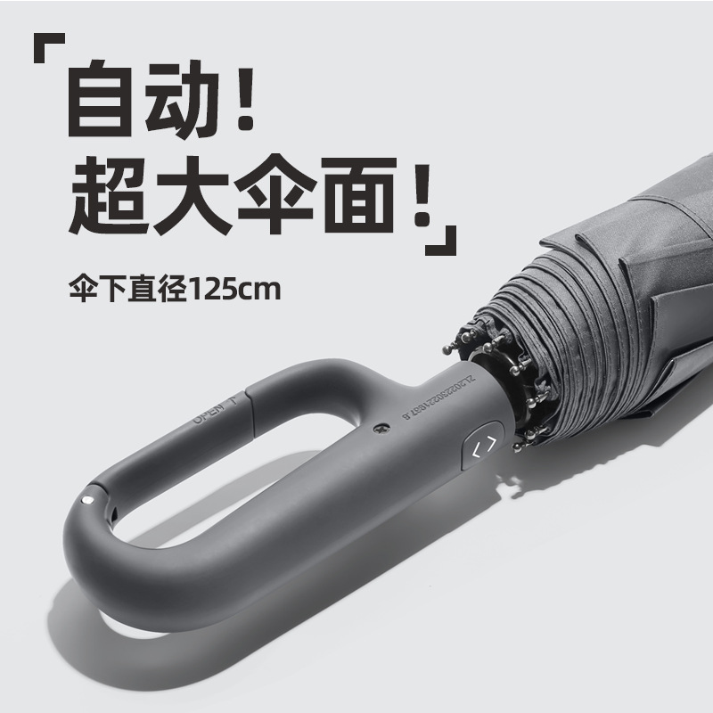 Paraguas plegable completamente automático gran venta al por mayor más tamaño protección solar paraguas hombres y mujeres paraguas de sol publicidad personalizada