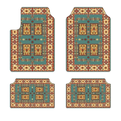 Mats Temu In-Stock Dropshipping – Avtomobil döşəmə paspasları - car-floor-mats-6-3344cm-two-piece-set