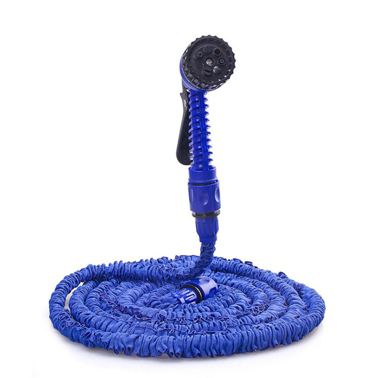 Los fabricantes suministran pistolas de agua de lavado de autos de alta presión para enjuagar tuberías de agua telescópicas, riego de flores, manguera telescópica mágica, telescópica mágica 3 veces