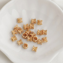 14K����ɫ��ʯ�U�����~���p�ӻ��� �朴�����ñ diy�Ʒ���