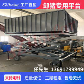 SZHOULAR工厂直销非标设计订制大型电动液压升降平台可移动卸猪台