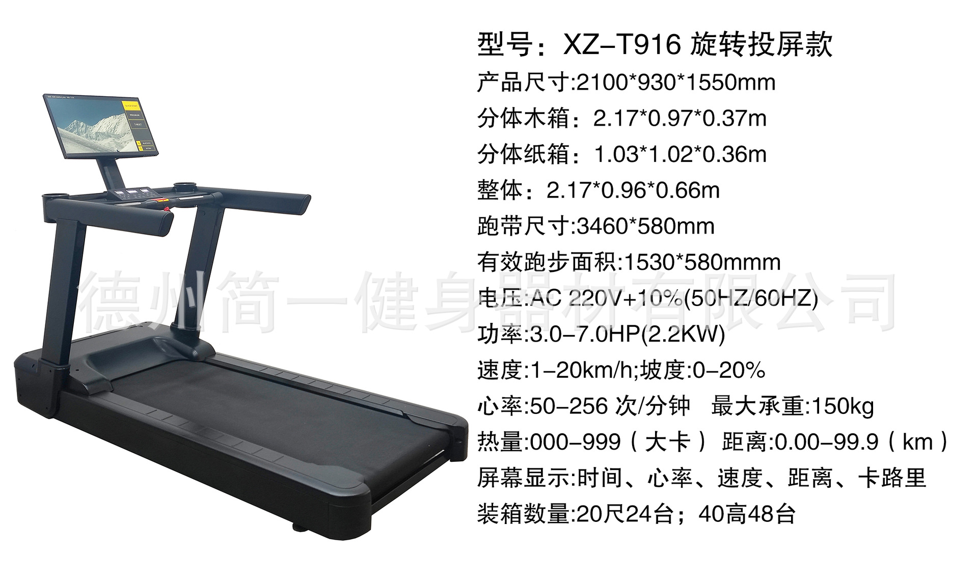 Modelo de proyección de pantalla giratoria T916